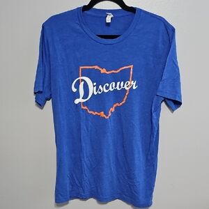 Discover Ohio L Blue T-Shirt